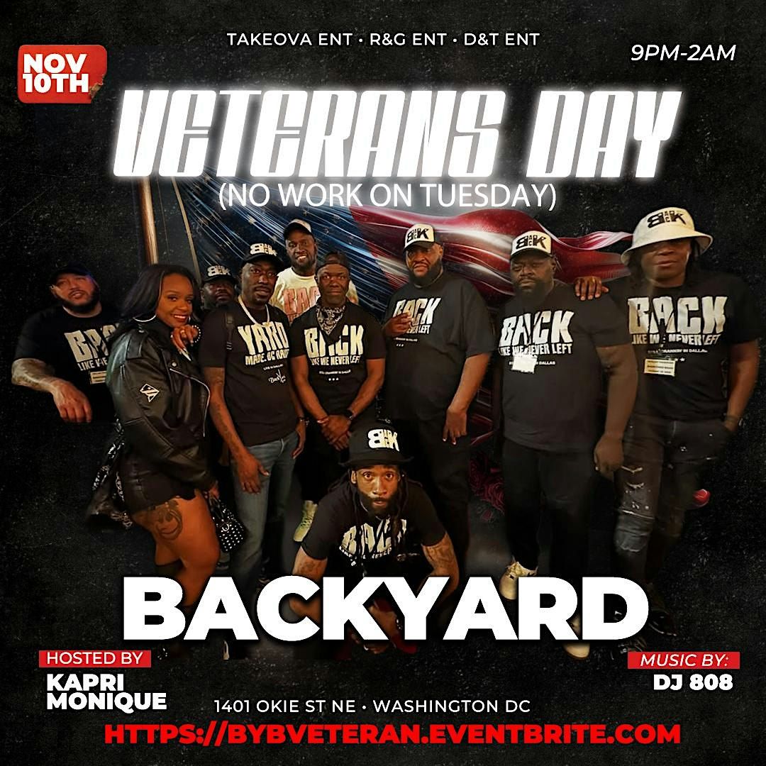 Backyard Band at Throwsocial for Veteran's Day Weekend