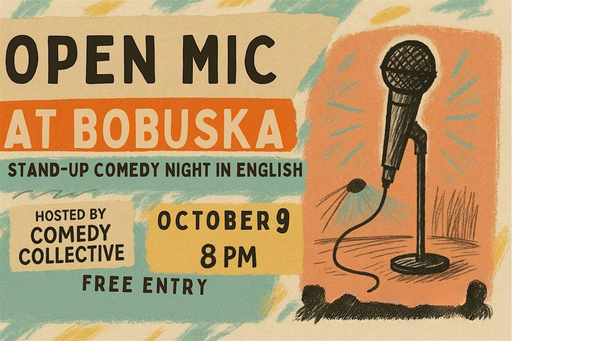 Comedy Collective's English Stand Up Comedy Night .