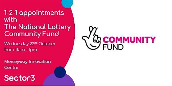 Meet the Funder with The National Lottery Community Fund - 121 appointments