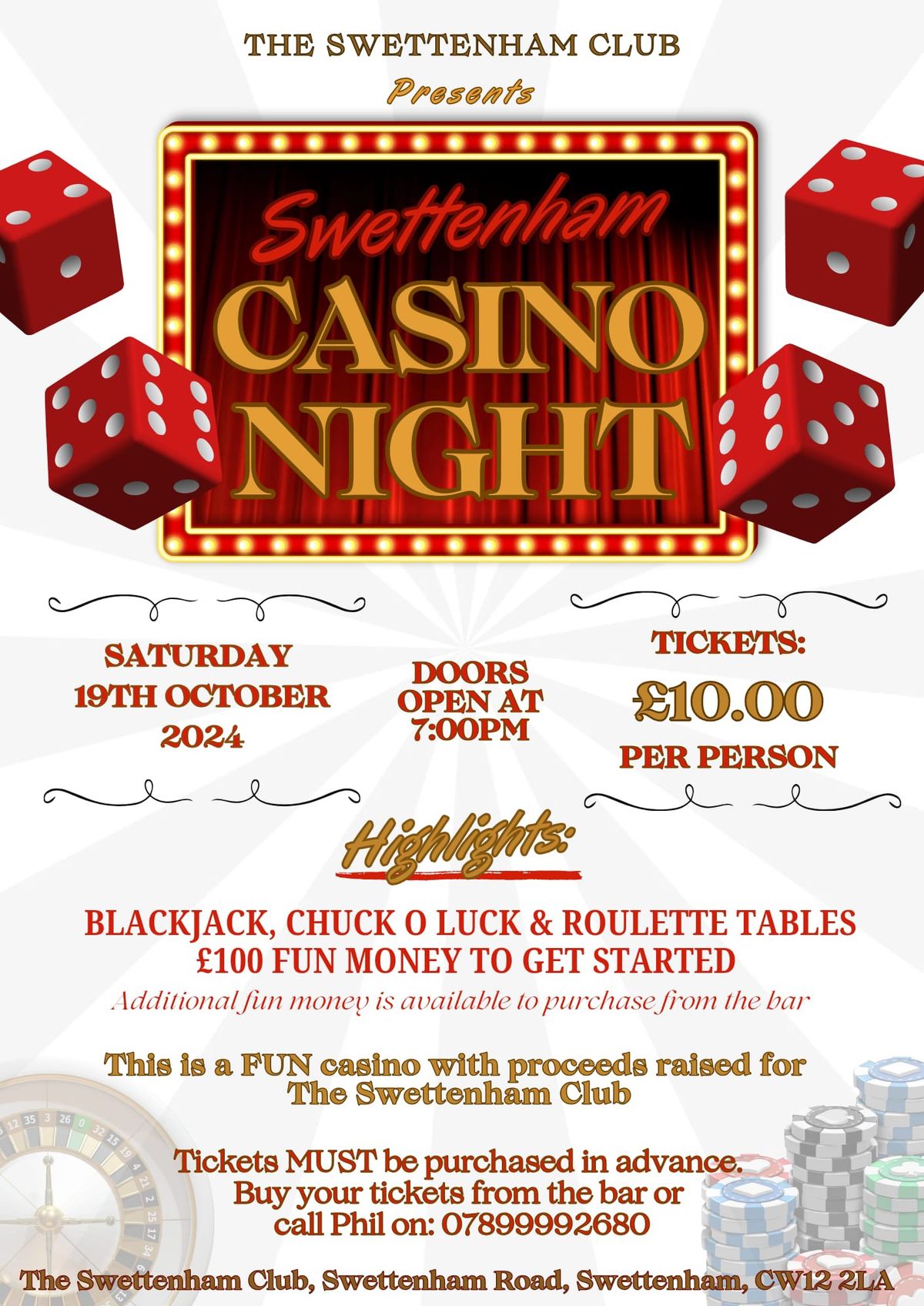 Swettenham Casino Night 