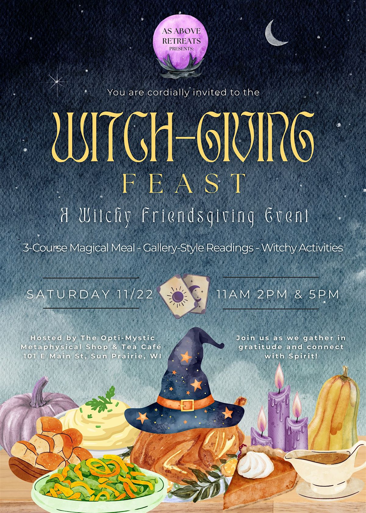 Witchgiving: A Witchy Friendsgiving Feast