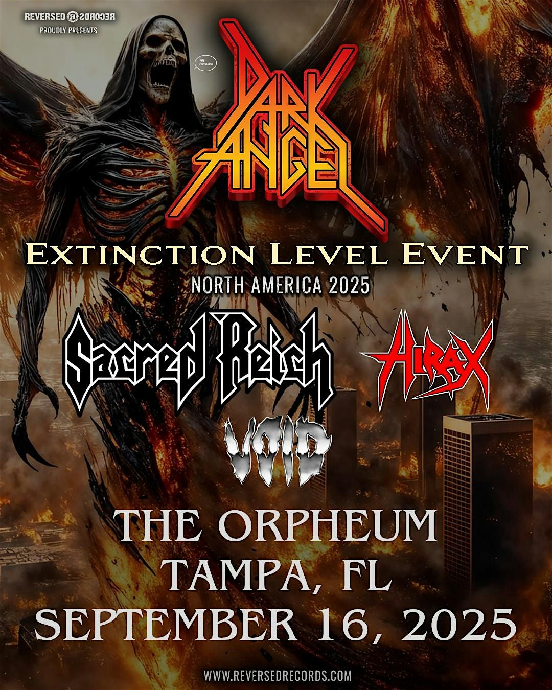 DARK ANGEL FALL 2025 TOUR