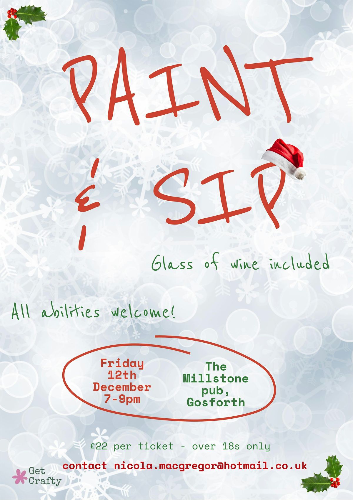 Festive Paint and Sip