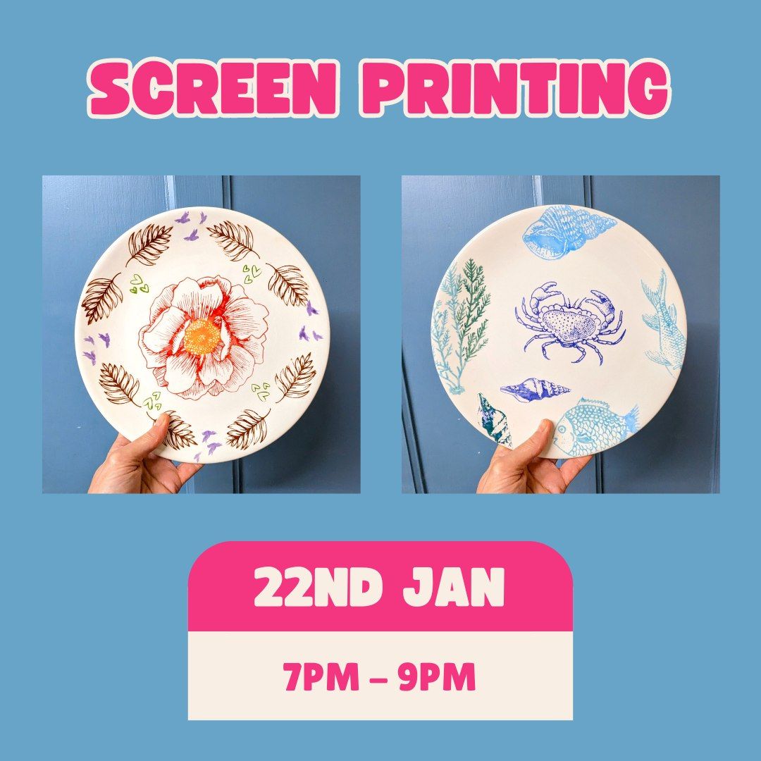 Screenprinting Workshop