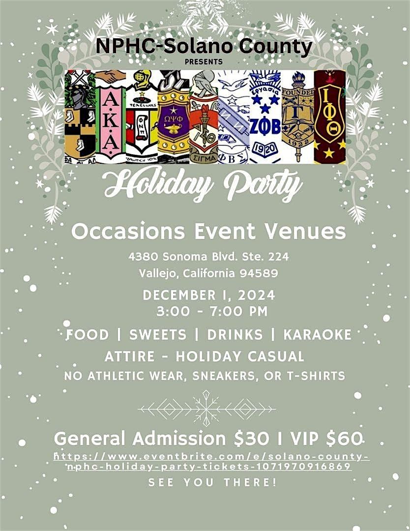 Solano County NPHC Holiday Party