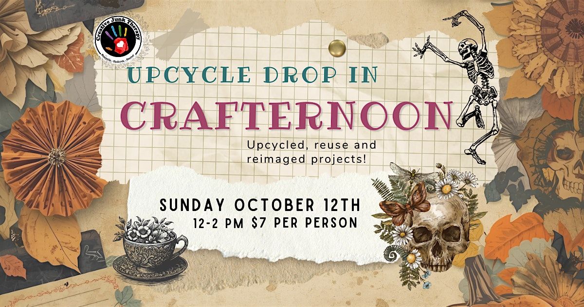 Crafternoon Halloween Upcycled Drop In