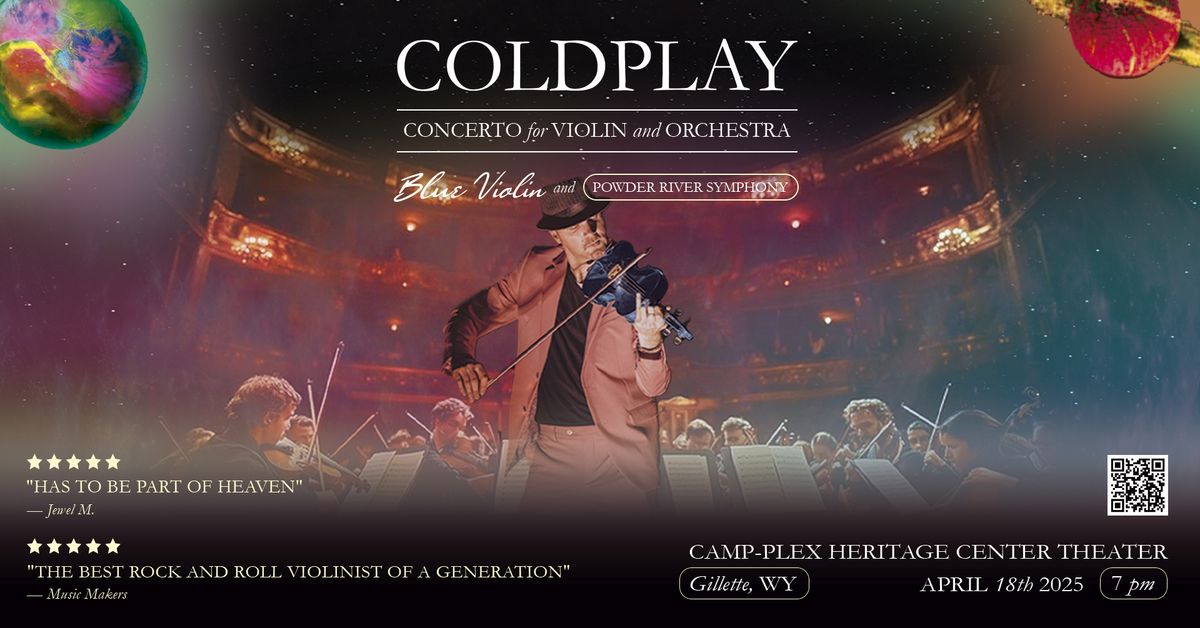 World Premiere: Coldplay Electric Violin Concerto: For Electric Violin & Orchestra