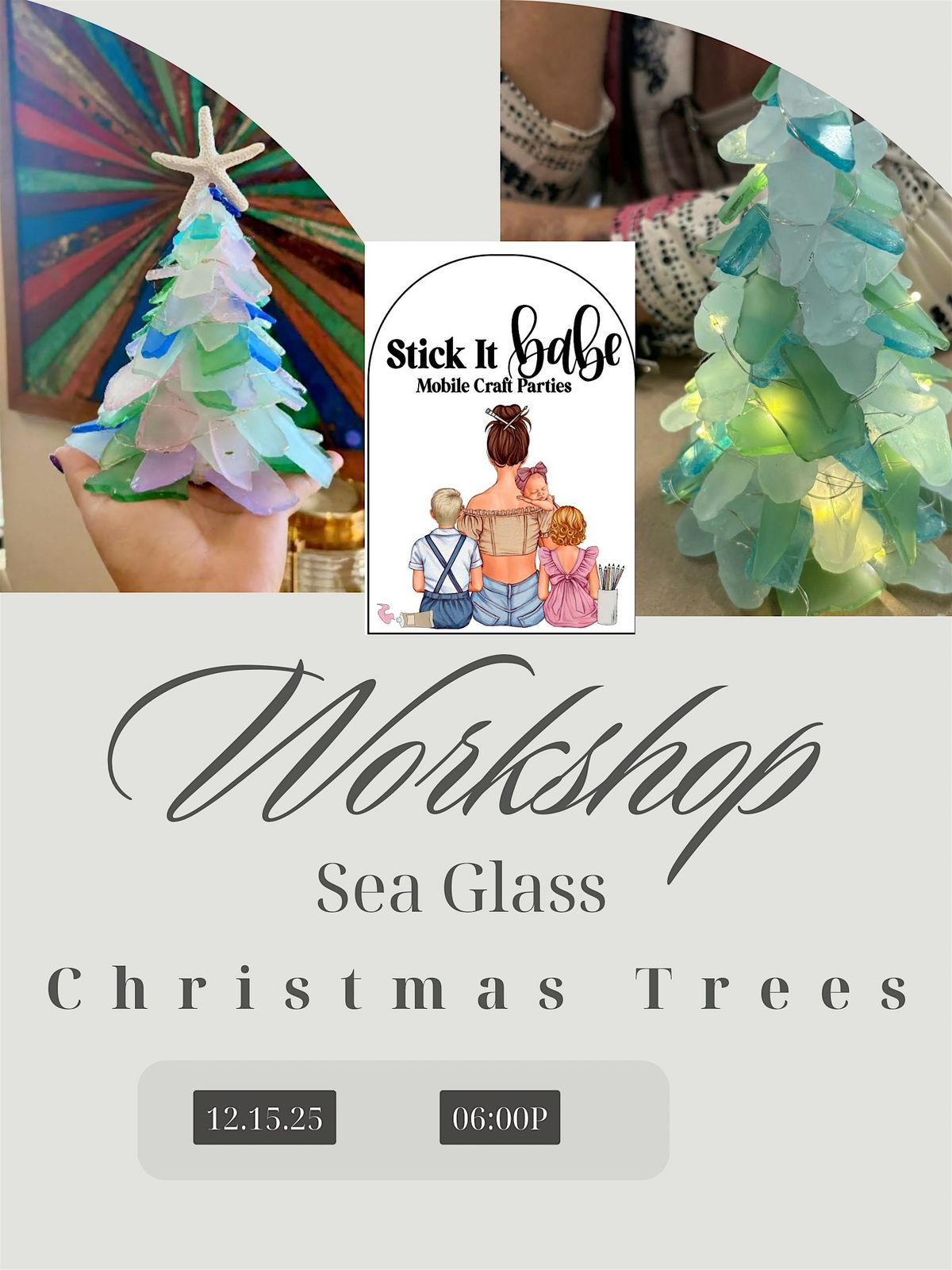12.15.25 Sea Glass Christmas Tree Workshop