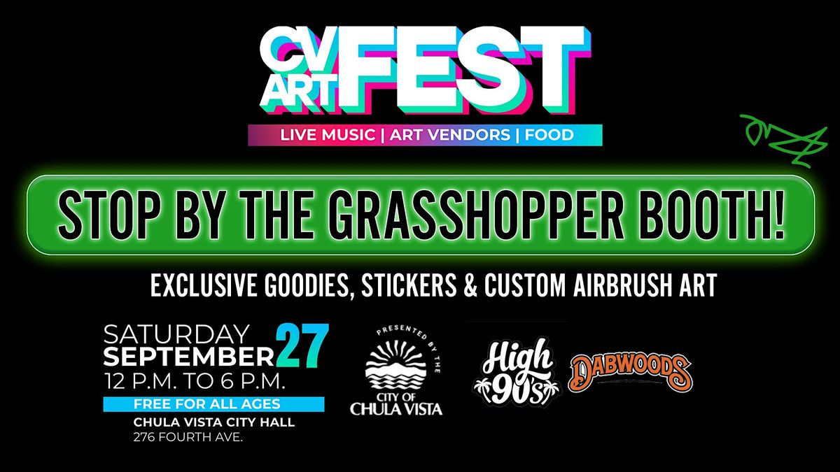 CV ART FEST \u2014\u00a0Grasshopper Booth Giveaways