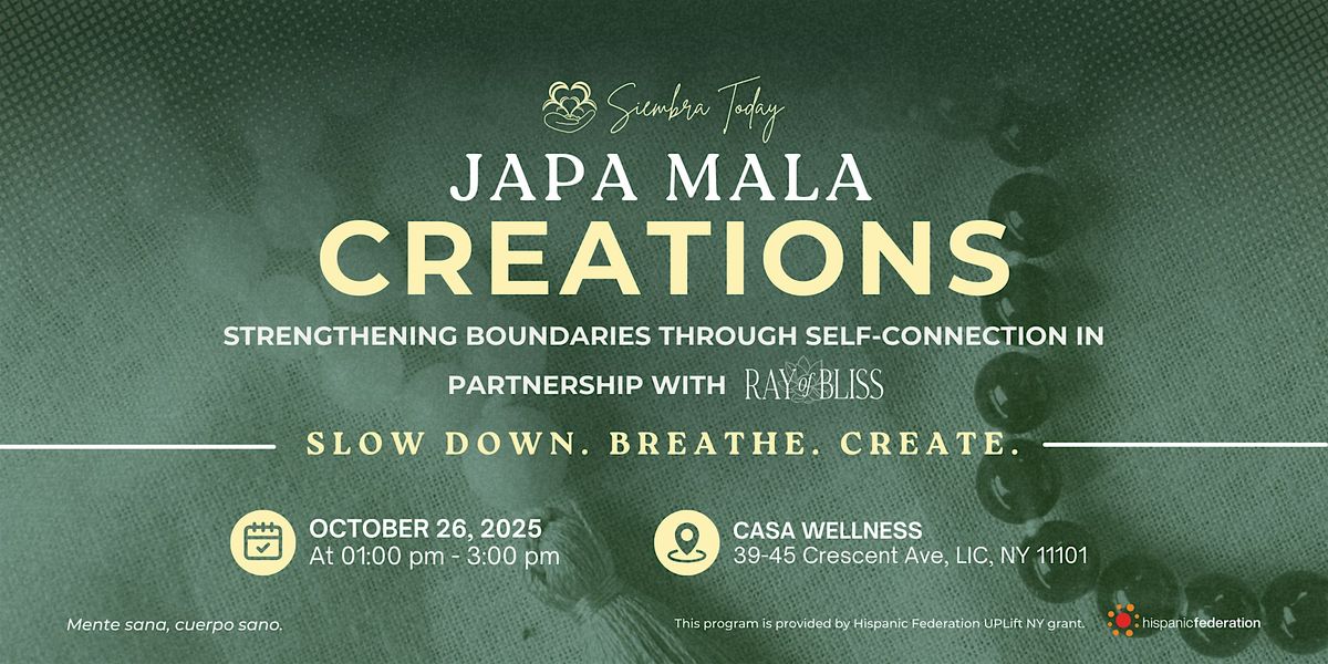 Japa Mala Creation for the Caretaker