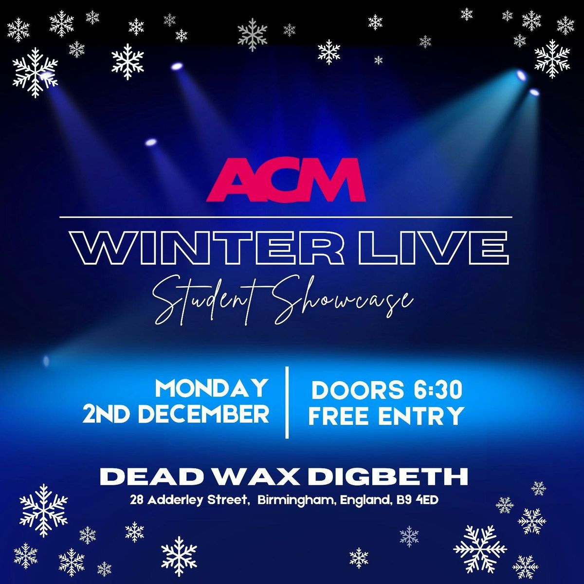 ACM Winter LIVE - Student Showcase