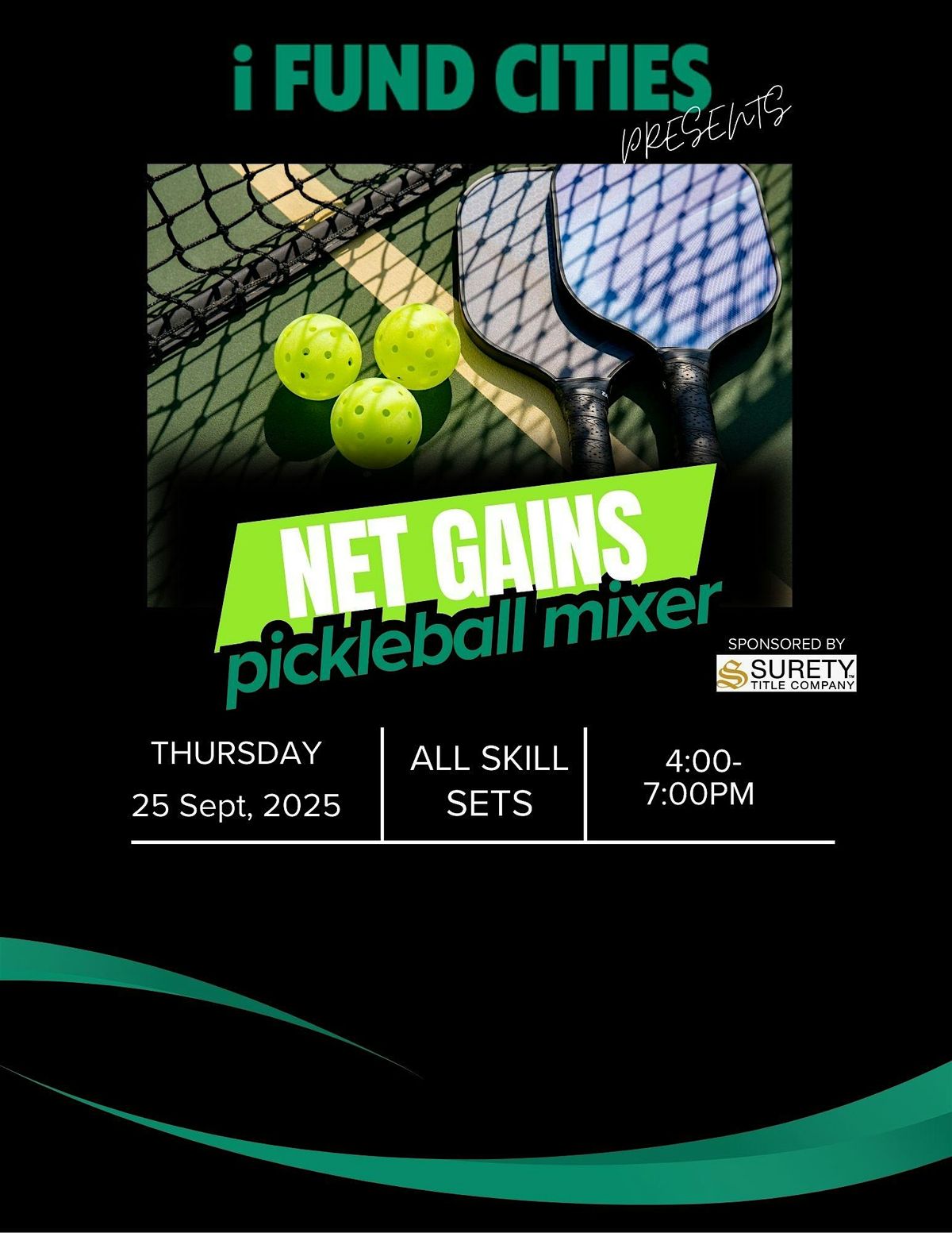 IFC Presents: Net Gains Pickleball Tourney and Mixer