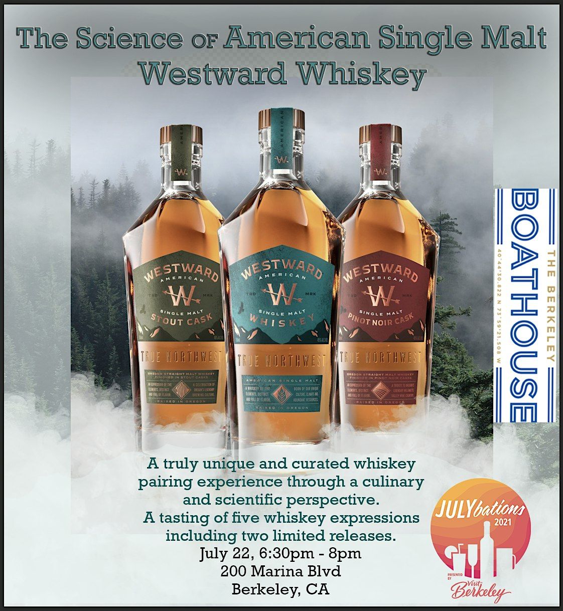 Exclusive Five Course Dinner with Westward Whiskey Pairings