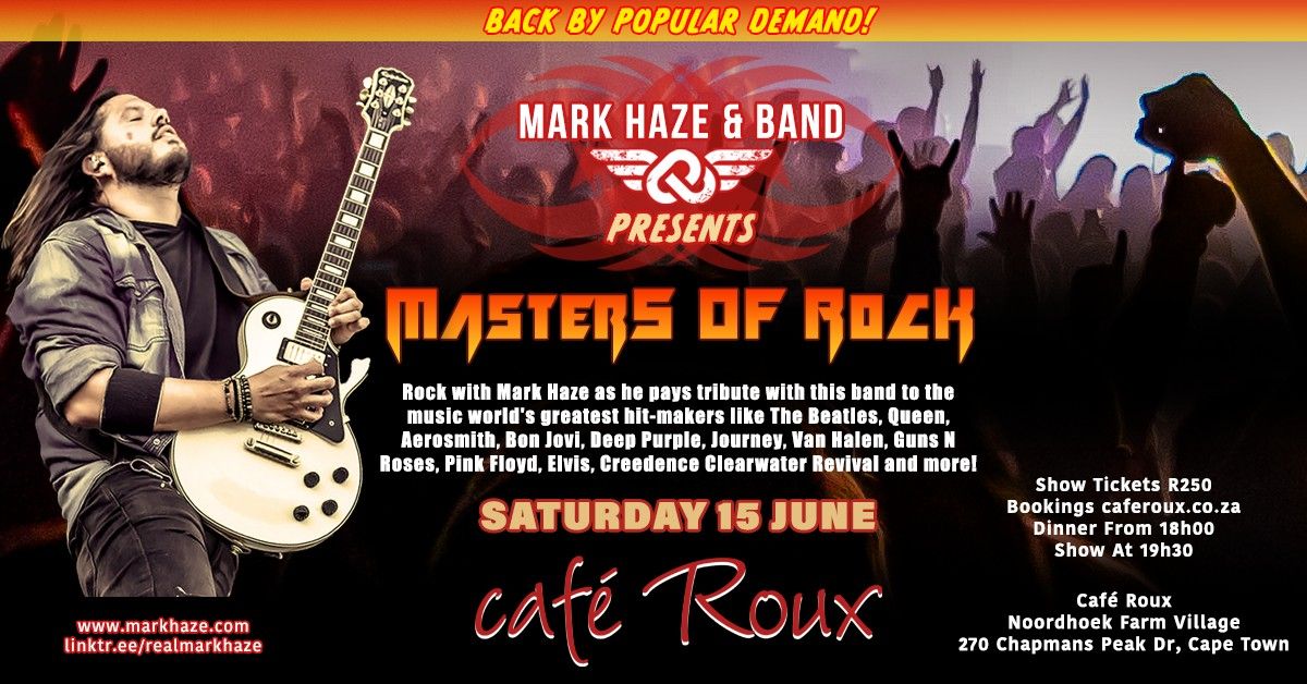 Mark Haze presents MASTERS OF ROCK!