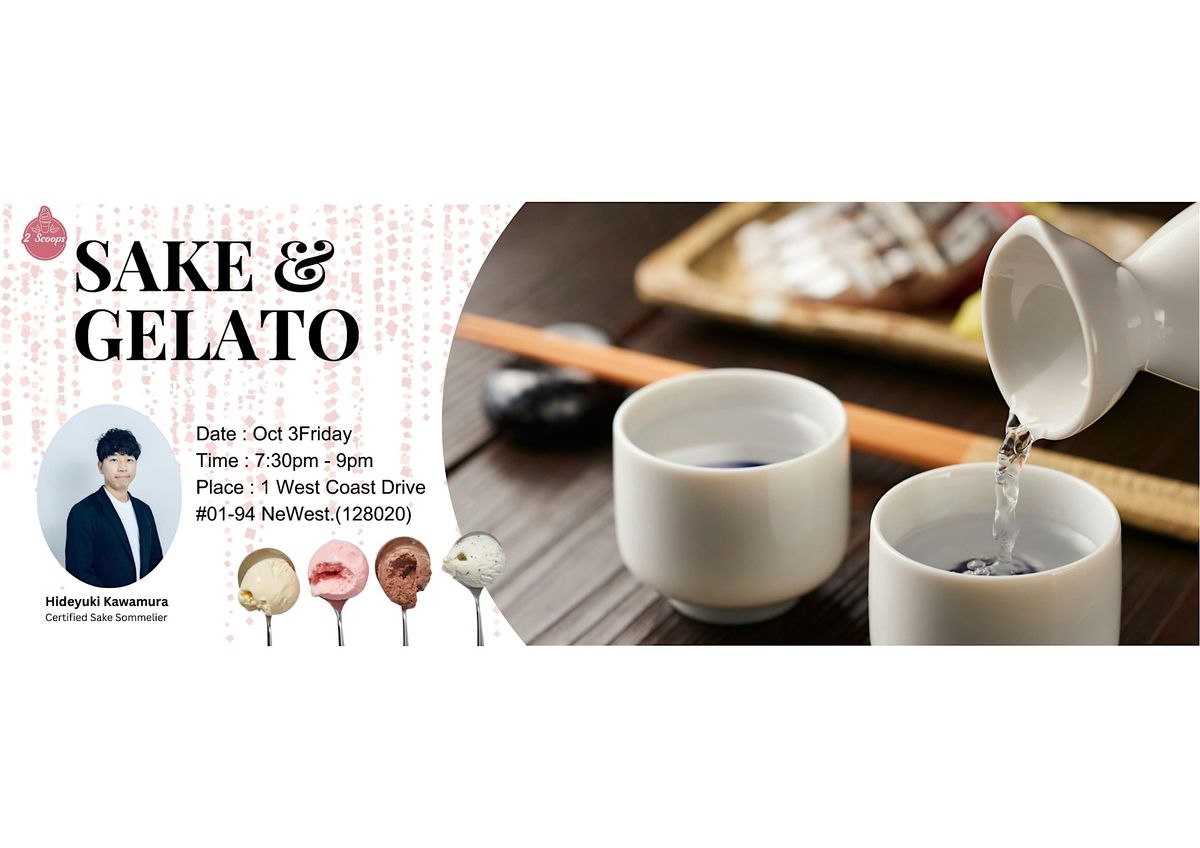 Sake & Gelato Pairing Singles Event