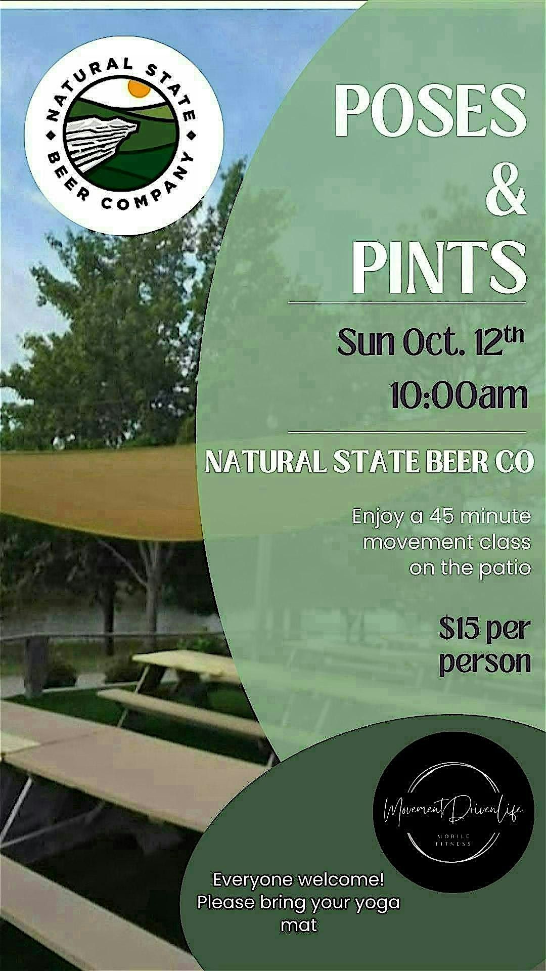 Poses & Pints at Natural State Beer Co.