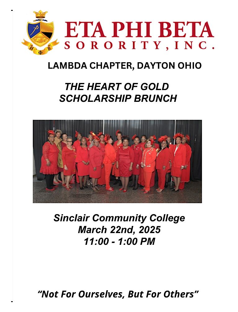 Eta Phi Beta Inc. - Lambda Chapter Heart of Gold Scholarship Brunch