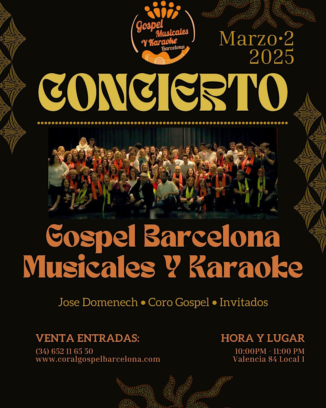 Concierto Gospel Barcelona Musicales y Karaoke