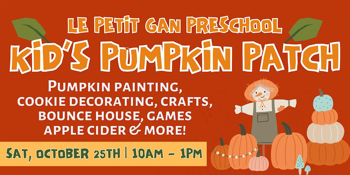 2025 Kid's Fall Festival & Pumpkin Patch