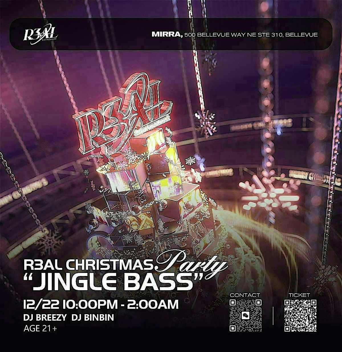 R3AL "Jingle Bass" Christmas Party