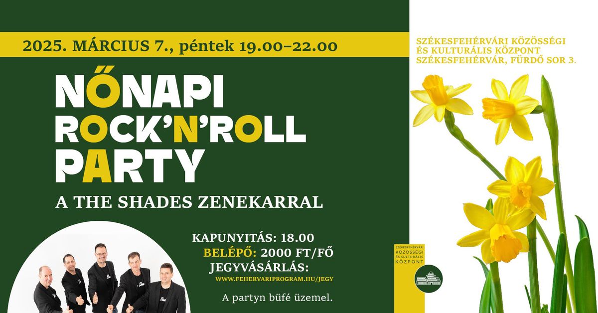 N\u0151napi rock\u2019n\u2019roll party a The Shades zenekarral