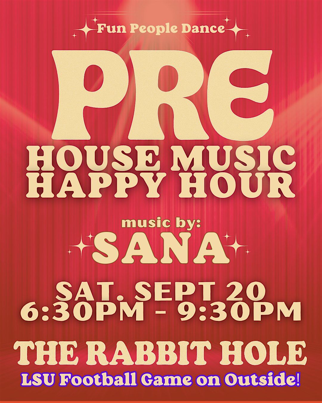PRE: A House Music Happy Hour