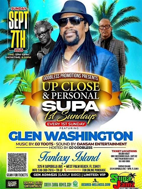 Up Close and Personal "Big People Supa 1st Sundays" with Glen Washington