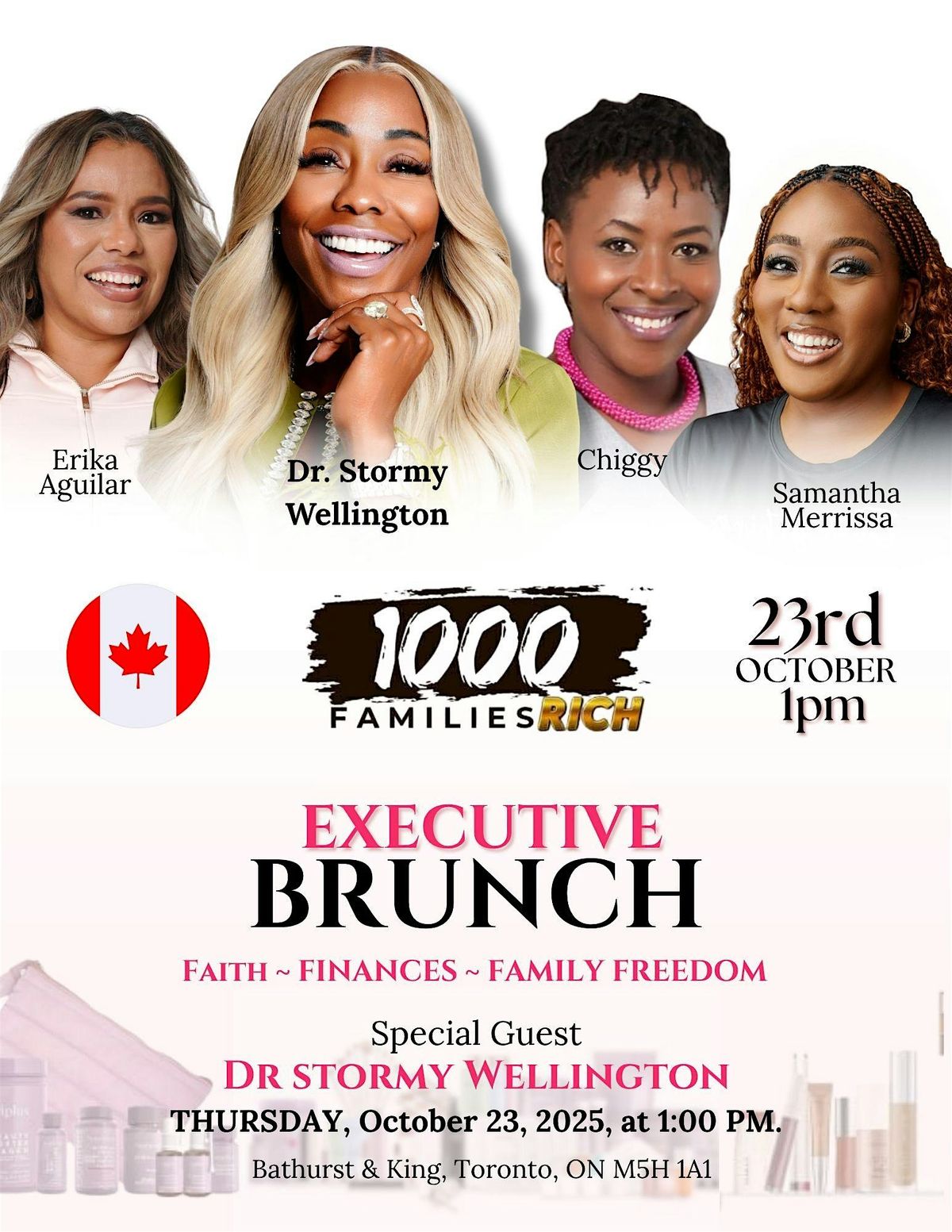 The1000 Families Rich Executive Brunch with   Dr. Stormy Wellington