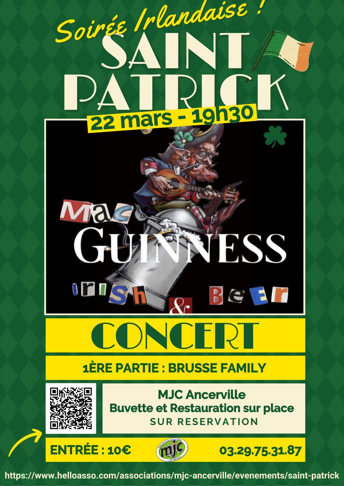 Soir\u00e9e St Patrick MJC Ancerville