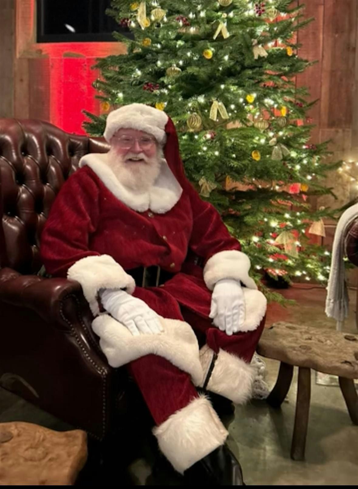 Burgers with Santa at the Bottle & Glass Barn