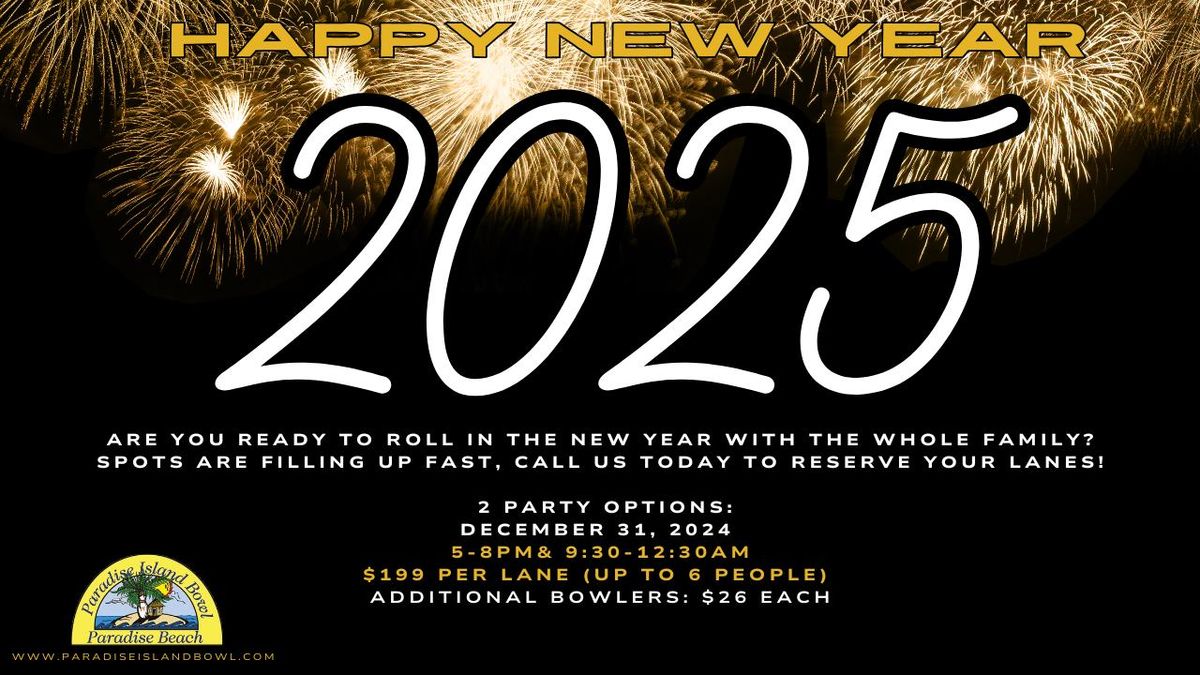 Paradise Island Bowl presents: Roll in 2025! 