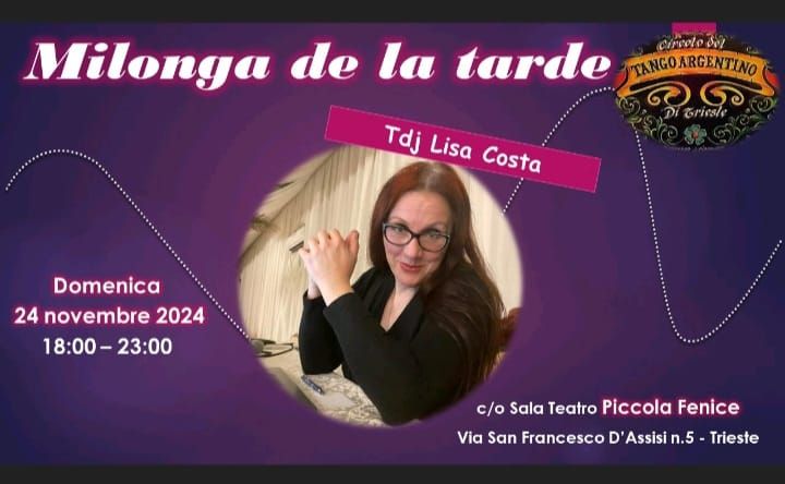 Milonga de la tarde - tdj LISA COSTA