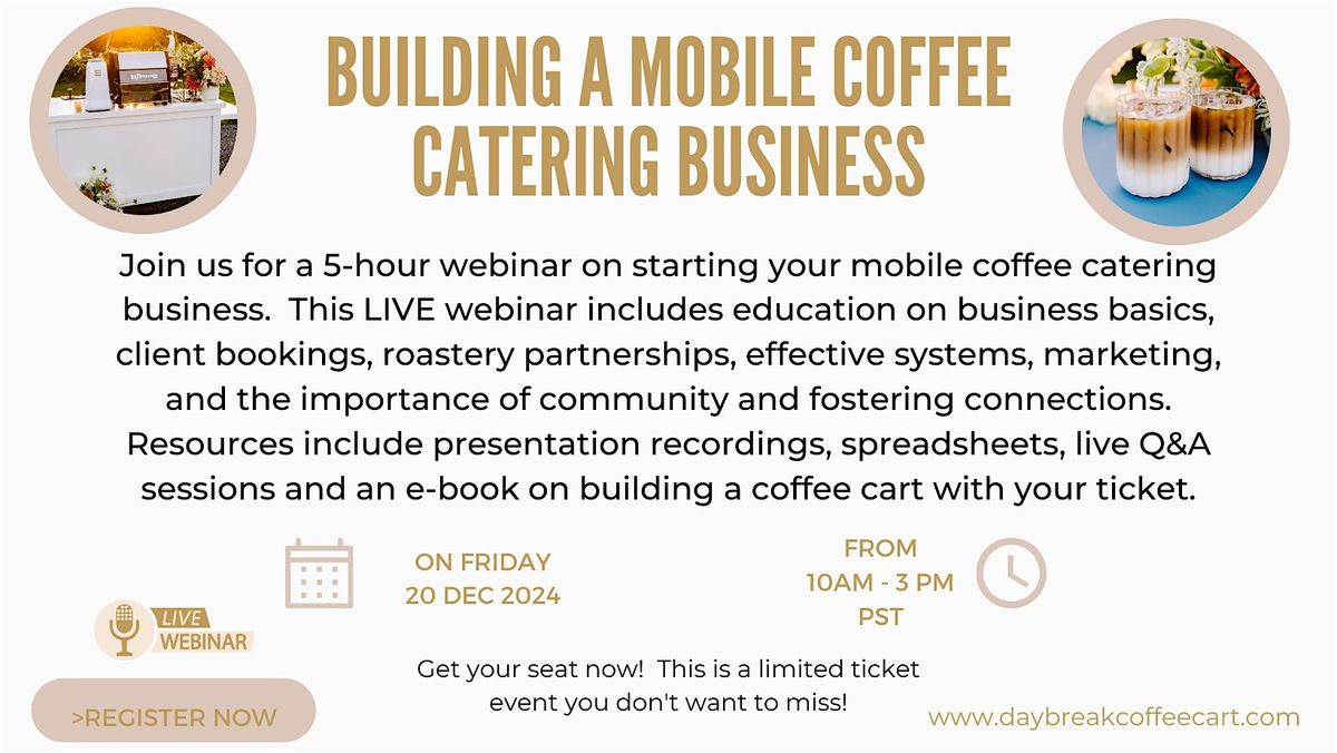 Building a Mobile Coffee Catering Business