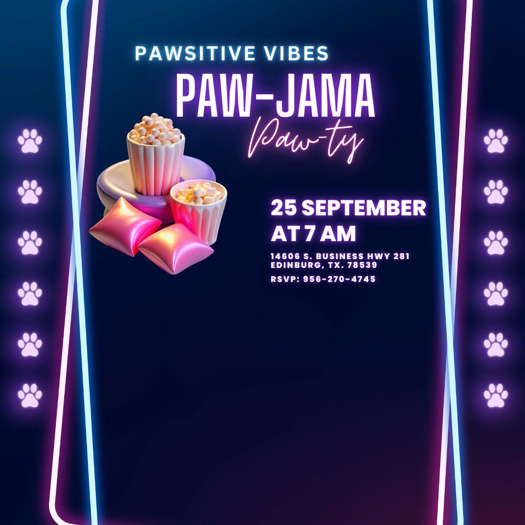 \ud83c\udfac\ud83c\udf7f Pawsitive Vibes Movie Day: Pajama Party Edition!