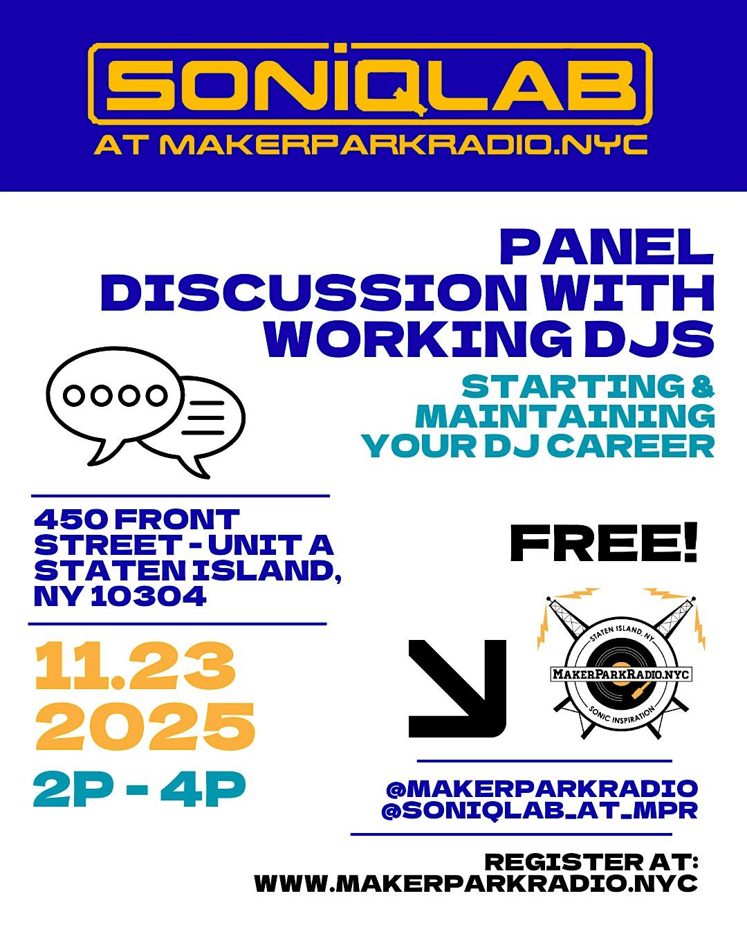 PANEL DISCUSSION: STARTING & MAINTAINING YOUR DJ CAREER