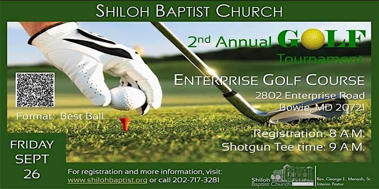 Shiloh Baptist Church of Washington, DC  2025 Golf Tournament