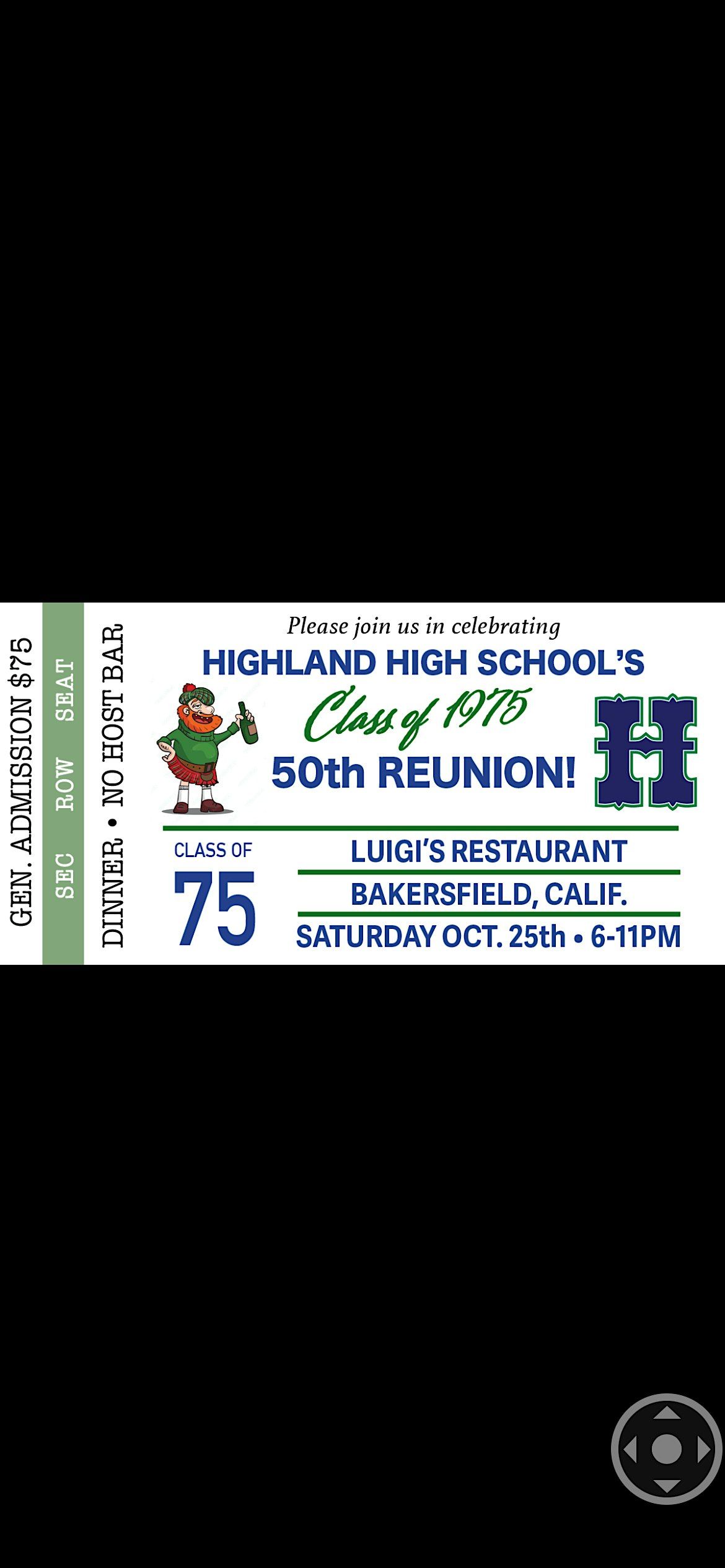 Highland High School Class of 1975 50th Reunion