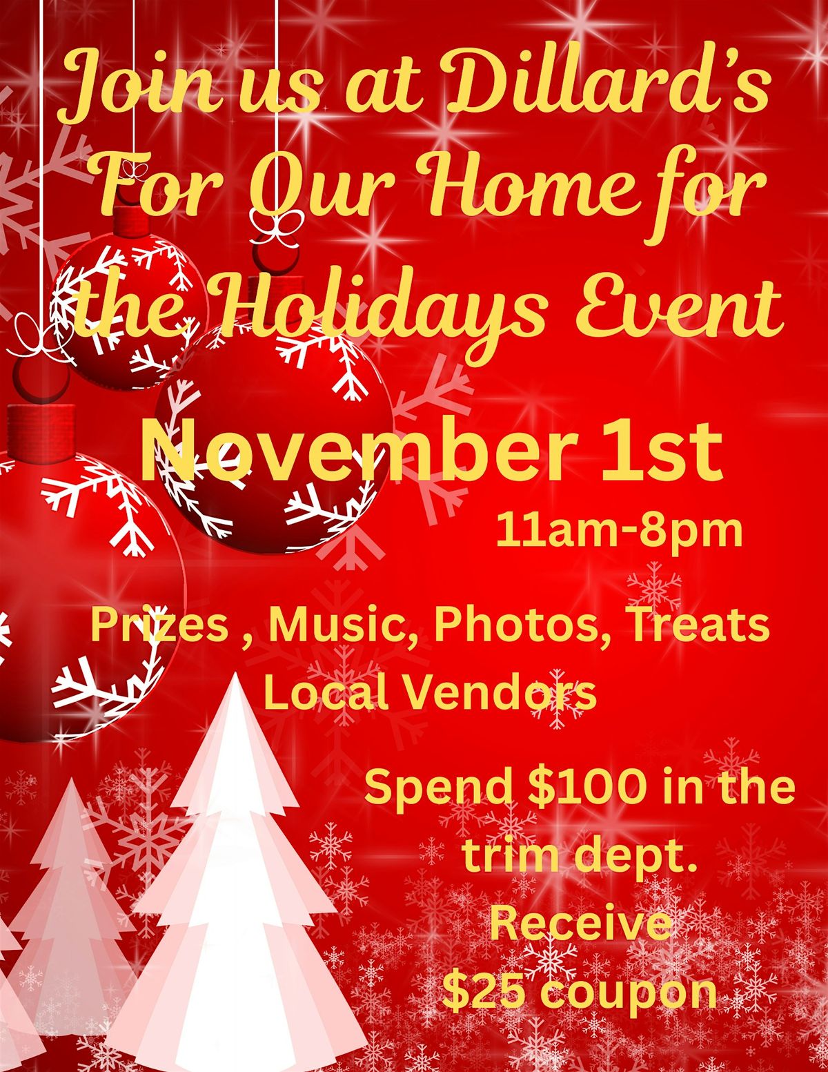 Dillard\u2019s Home for the Holidays Event