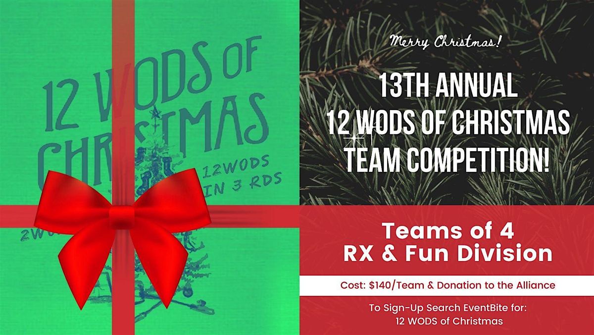 13th Annual 12 WODS of Christmas