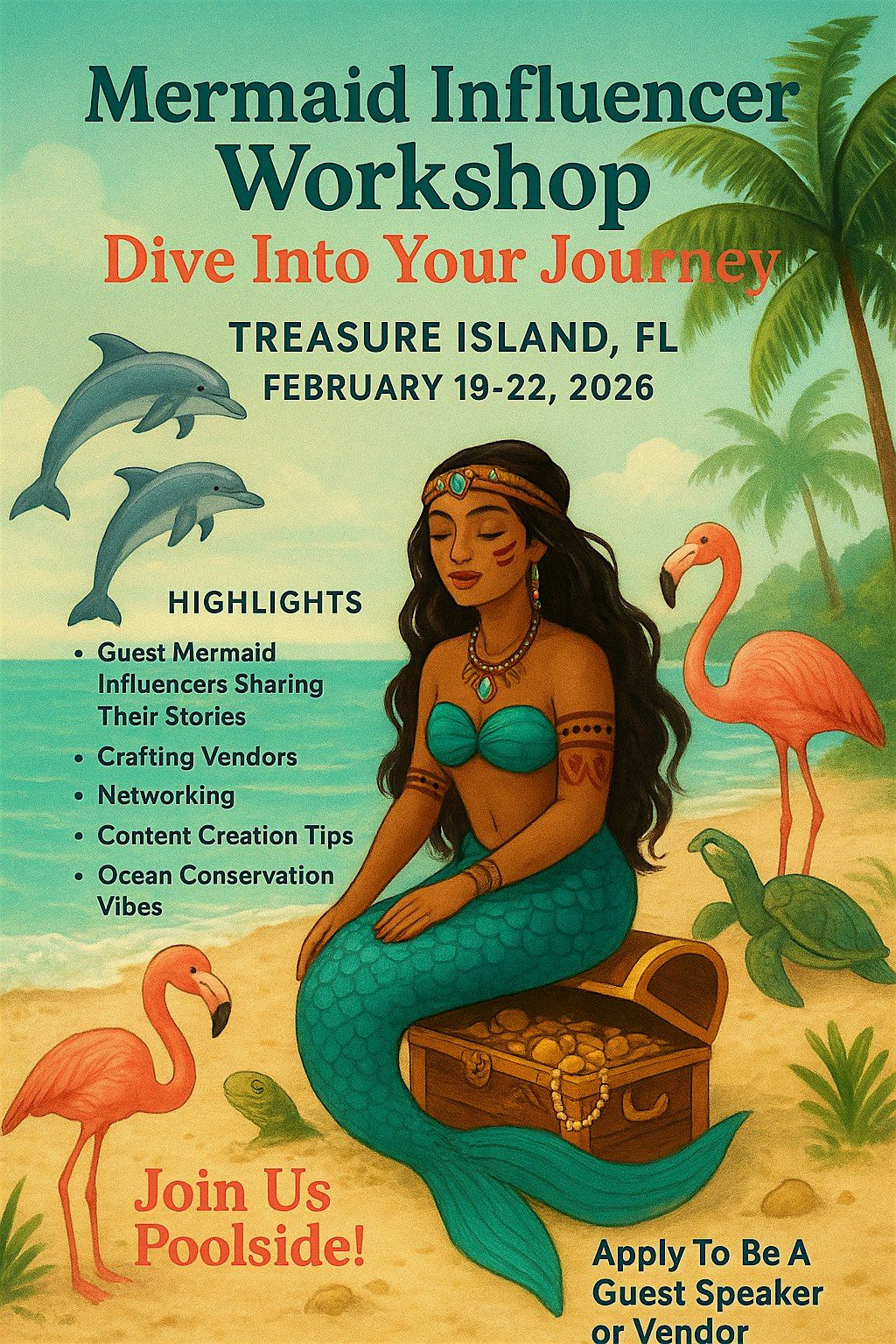 Mermaid Influencer Workshop For Beginners