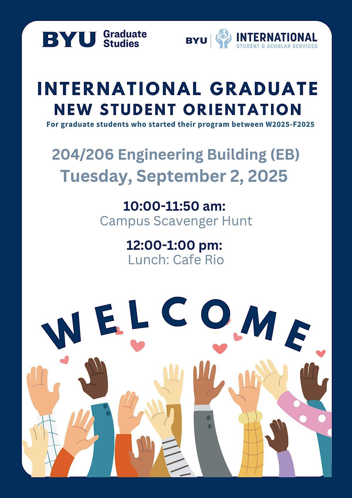 2025 BYU Graduate International New Student Orientation (NSO)