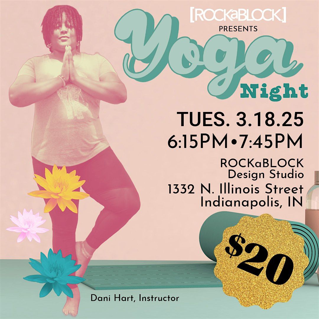 Yoga at ROCKaBLOCK Design Studio