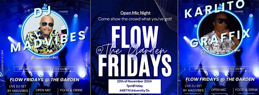 FLOW FRIDAYS: Special Open Mic Night