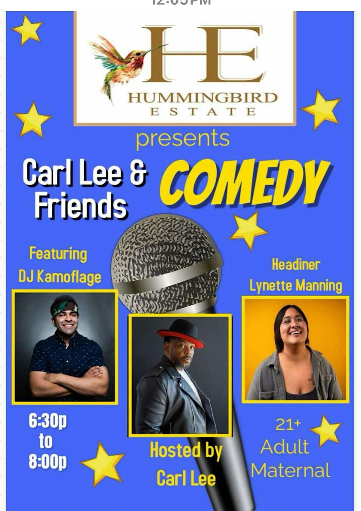 Hummingbird Estates Comedy Night