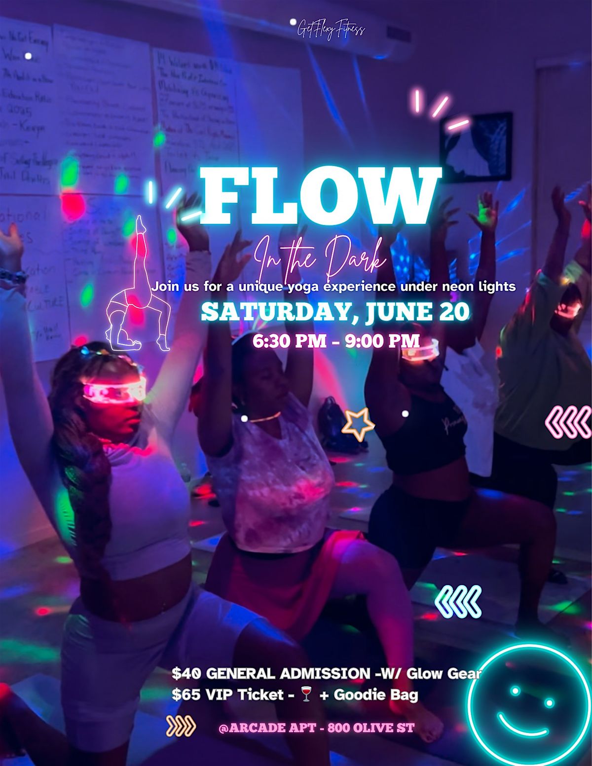 Flow in the Dark: Neon Soul Yoga