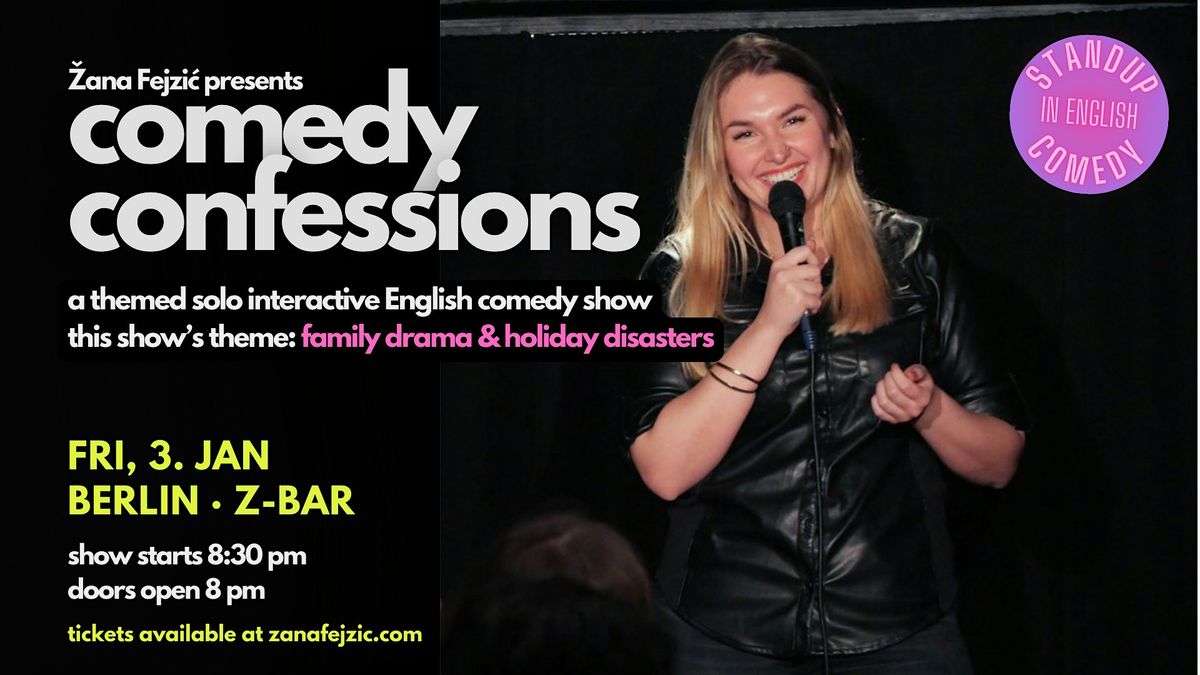 Comedy Confessions: An Interactive English Comedy Show (Berlin Mitte)