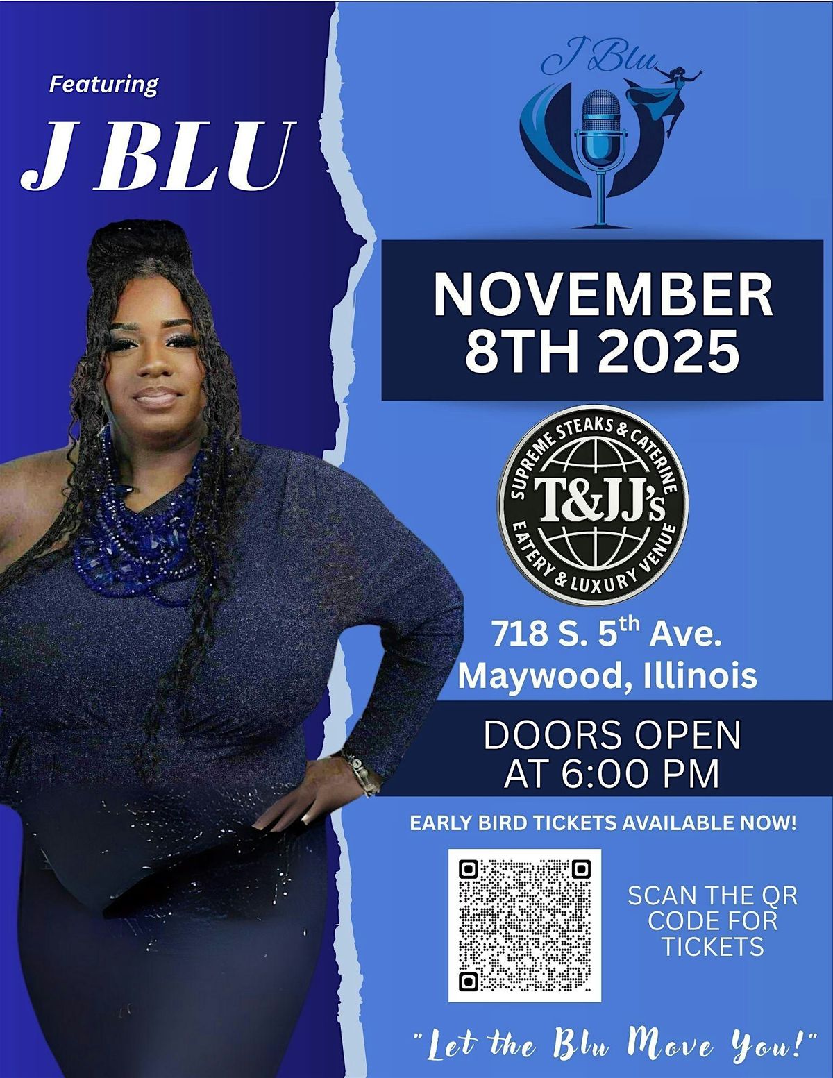 T&JJ's Eatery and Luxury Venue Present : Saturday Night Blues Groove!