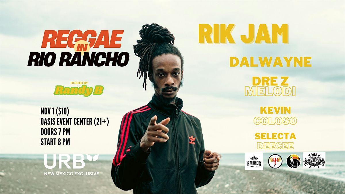 Reggae in Rio Rancho: Rik Jam, Dalwayne, Dre Z Melodi, and Kevin Coloso
