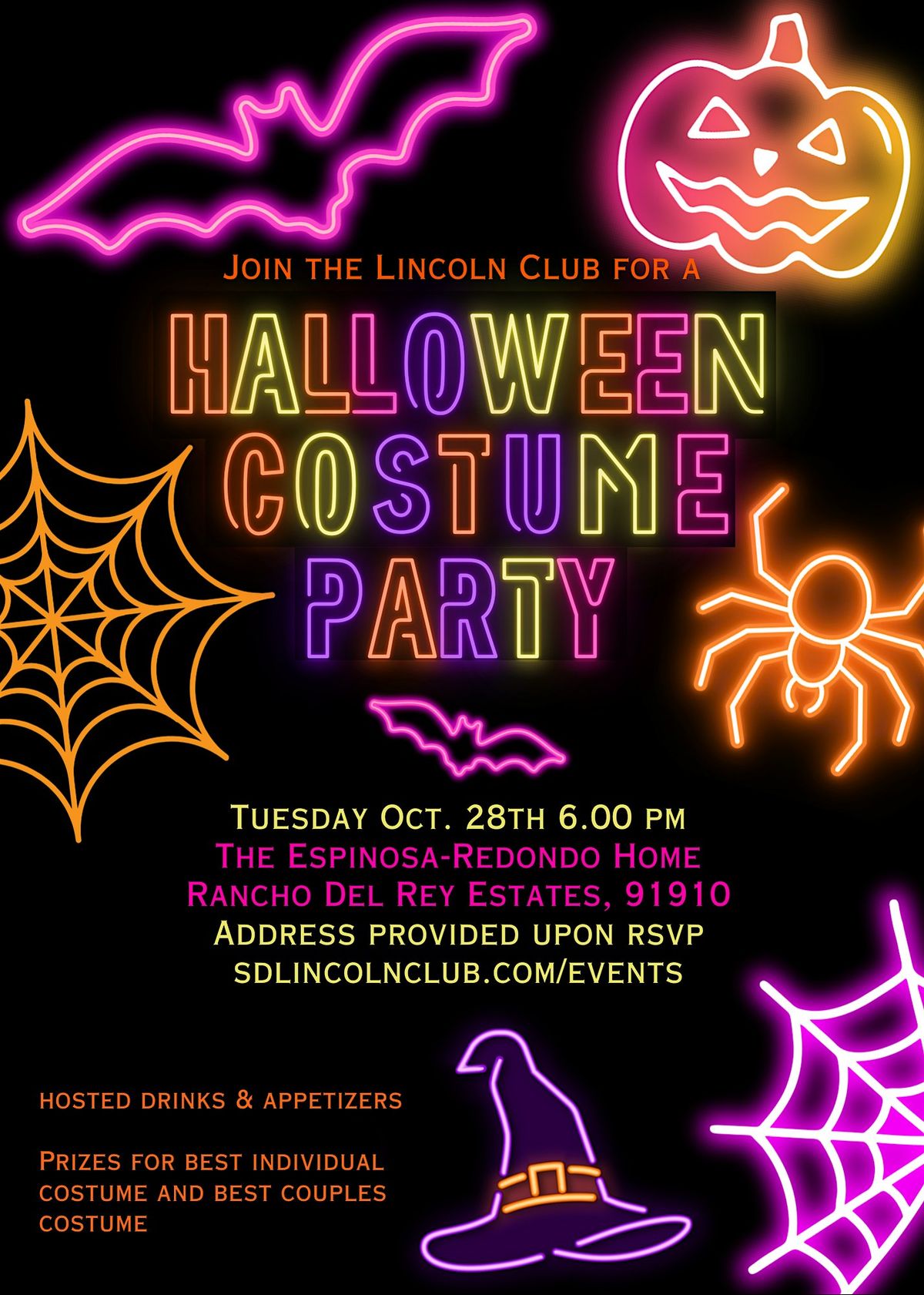 Lincoln Club Halloween Party