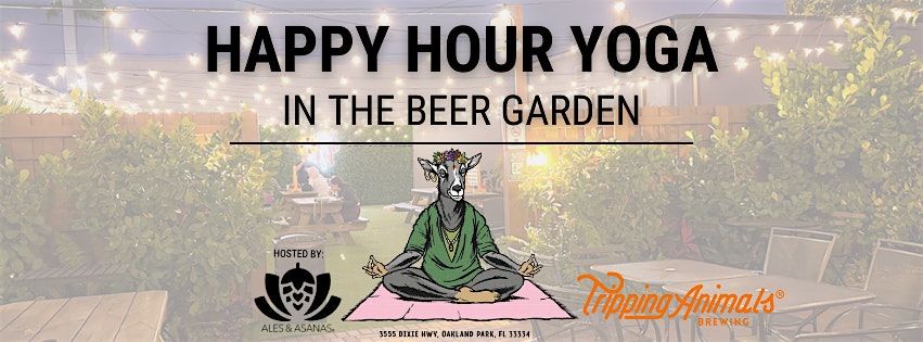 Yoga Happy Hour at Tripping Animals Oakland Park